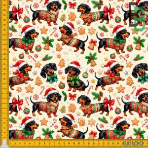 BOMULDSJERSEY - Xmas Dog - FORUDBESTILLING