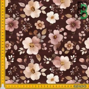 BOMULDSJERSEY - Brown dusty rose - FORUDBESTILLING