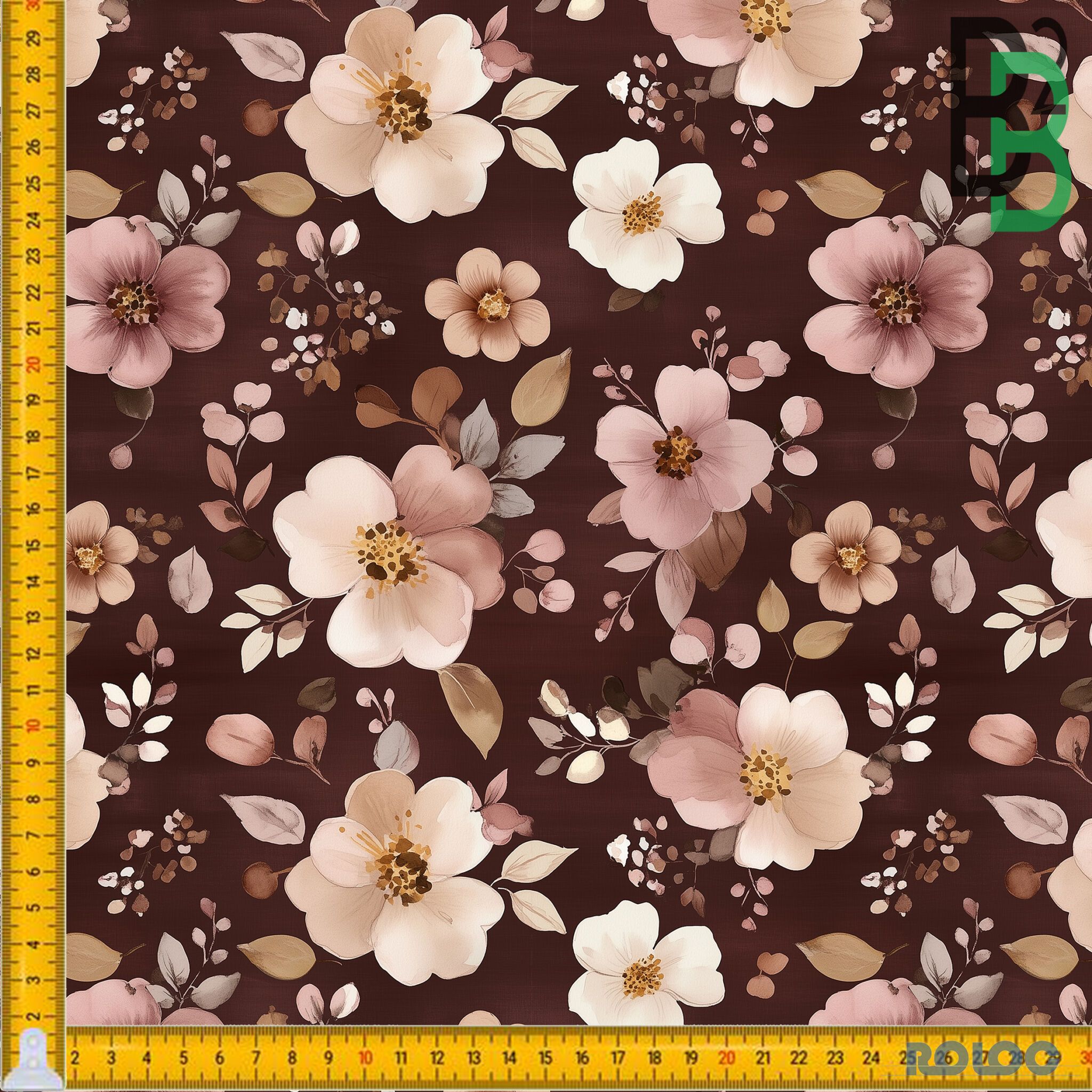 BOMULDSJERSEY - Brown dusty rose - FORUDBESTILLING