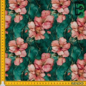 BOMULDSJERSEY - AlcPinkEmeraldgreen - FORUDBESTILLING
