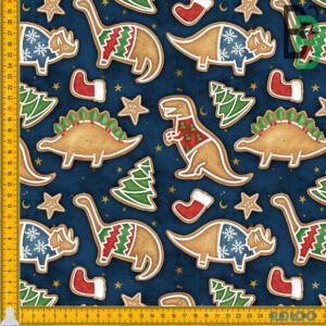 FRENCH TERRY - ChristmasCookies FORUDBESTILLING