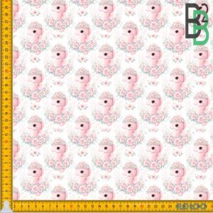 BOMULDSJERSEY - SeaHorseFloral FORUDBESTILLING