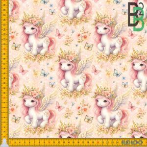 BOMULDSJERSEY - UniFloralDouce FORUDBESTILLING
