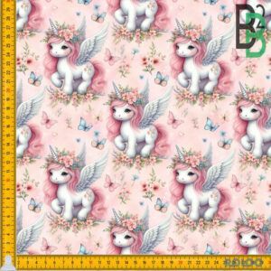 BOMULDSJERSEY - UniFloralPink FORUDBESTILLING